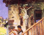 约翰辛格萨金特 - A Tyrolese Crucifix